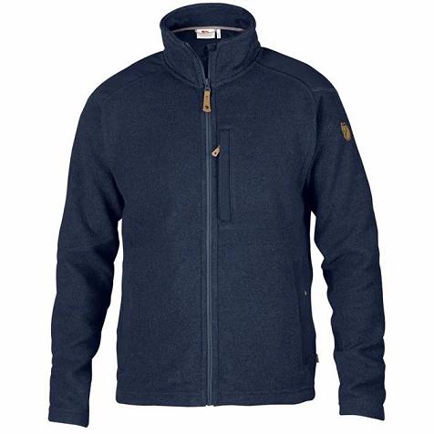 Fjallraven Men Buck Fleece Navy PH135375 Philippines